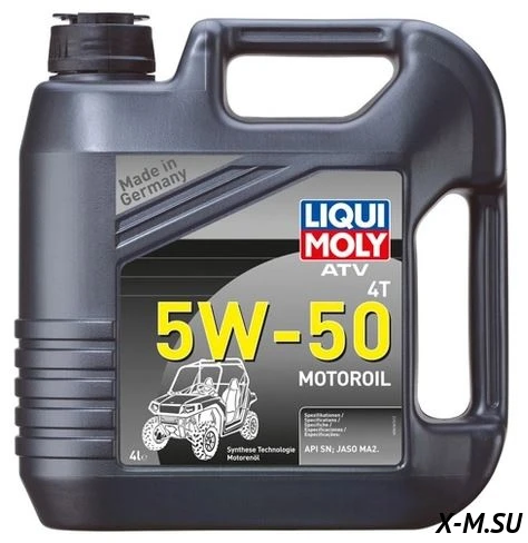 Масло LiquiMoly ATV 4T Motoroil 5W-50 API SN JASO MA2 4л Масло LiquiMoly ATV 4T Motoroil 5W-50 API SN JASO MA2 4л