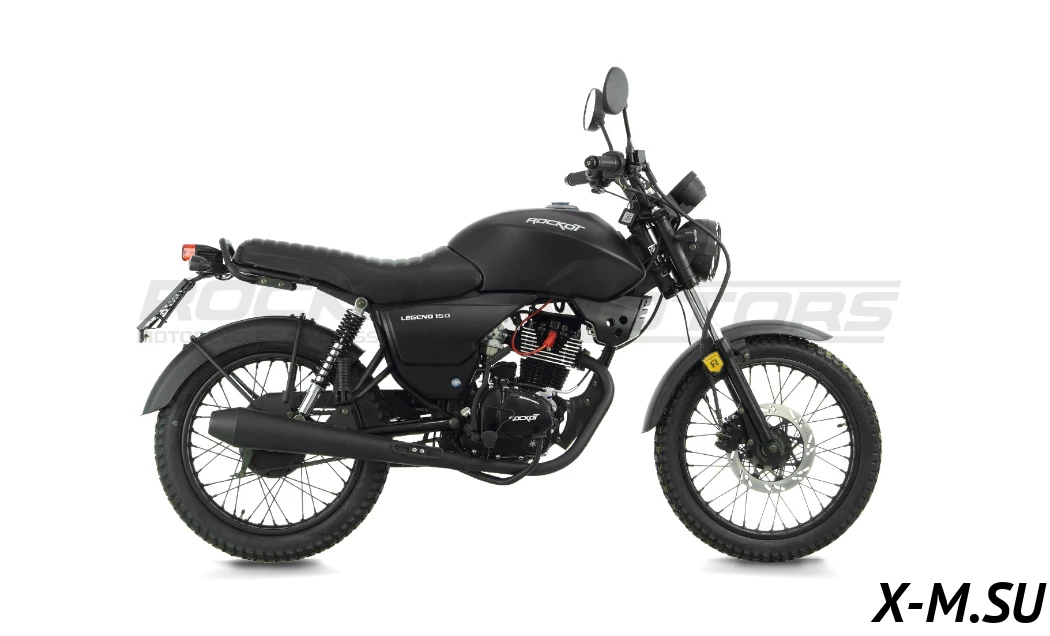 Мотоцикл дорожный ROCKOT LEGEND 150 (черный матовый, ЭПТС) Мотоцикл дорожный ROCKOT LEGEND 150 (черный матовый, ЭПТС)