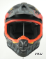 Шлем кроссовый HETOSHI OF836 EXOSS CROSS PRO MX289 цв.Черно-красно-желтый Матовый р.XS