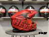Шлем кроссовый HETOSHI OF836 EXOSS CROSS PRO MX289 цв.Красный с черными вставками Матовый р.XS