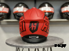 Шлем кроссовый HETOSHI OF836 EXOSS CROSS PRO MX289 цв.Красный с черными вставками Матовый р.XS