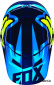 Козырек к шлему Fox V1 Race Helmet Visor Blue/Yellow