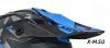 Козырек для шлема JUST1 J32 Youth Swat Hi-Vis синий/черный