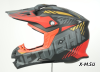 Шлем кроссовый HETOSHI OF836 EXOSS CROSS PRO MX289 цв.Черно-красно-желтый Матовый р.XS
