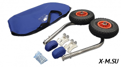 Транцевые колеса (шасси) для лодок НДНД быстросъемные