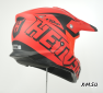 Шлем кроссовый HETOSHI OF836 EXOSS CROSS PRO MX289 цв.Красный с черными вставками Матовый р.XS