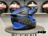 Шлем кроссовый HETOSHI OF836 EXOSS CROSS PRO MX289 цв.Черно-синий Матовый р.S