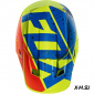 Козырек к шлему Fox V2 Race Helmet Visor Blue/Yellow